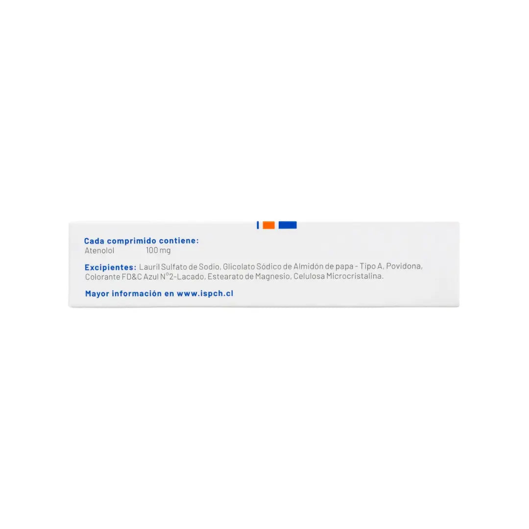 Atenolol 100 mg 20 Comprimidos