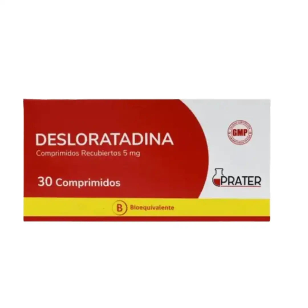Desloratadina 5 mg x 30 comprimidos Prater