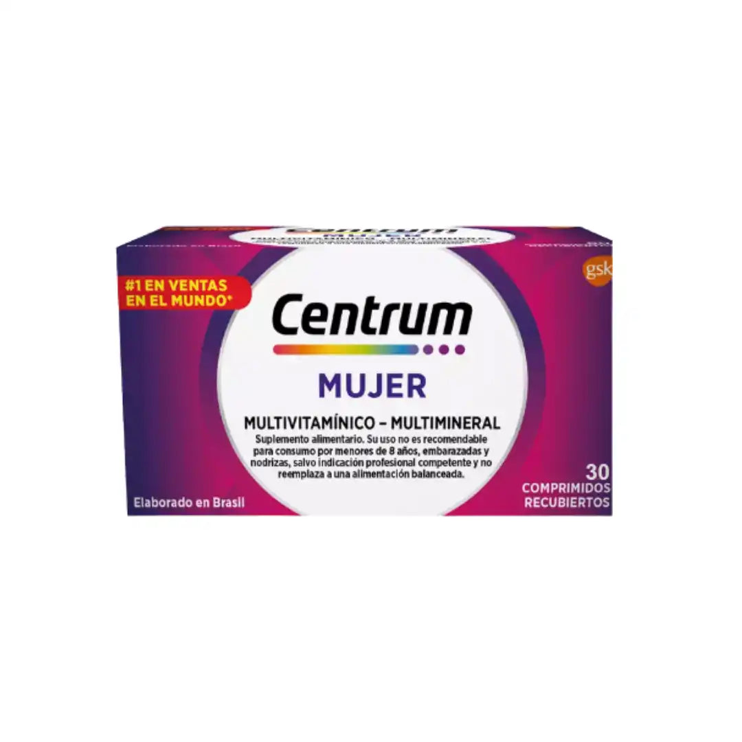Centrum mujer x 30 comprimidos recubiertos