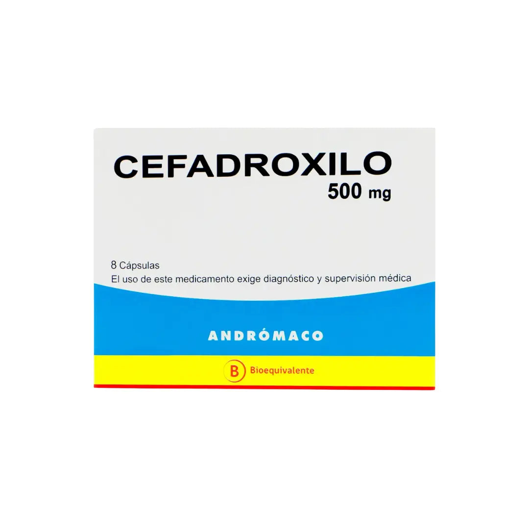 Cefadroxilo 500 mg, 8 cápsulas