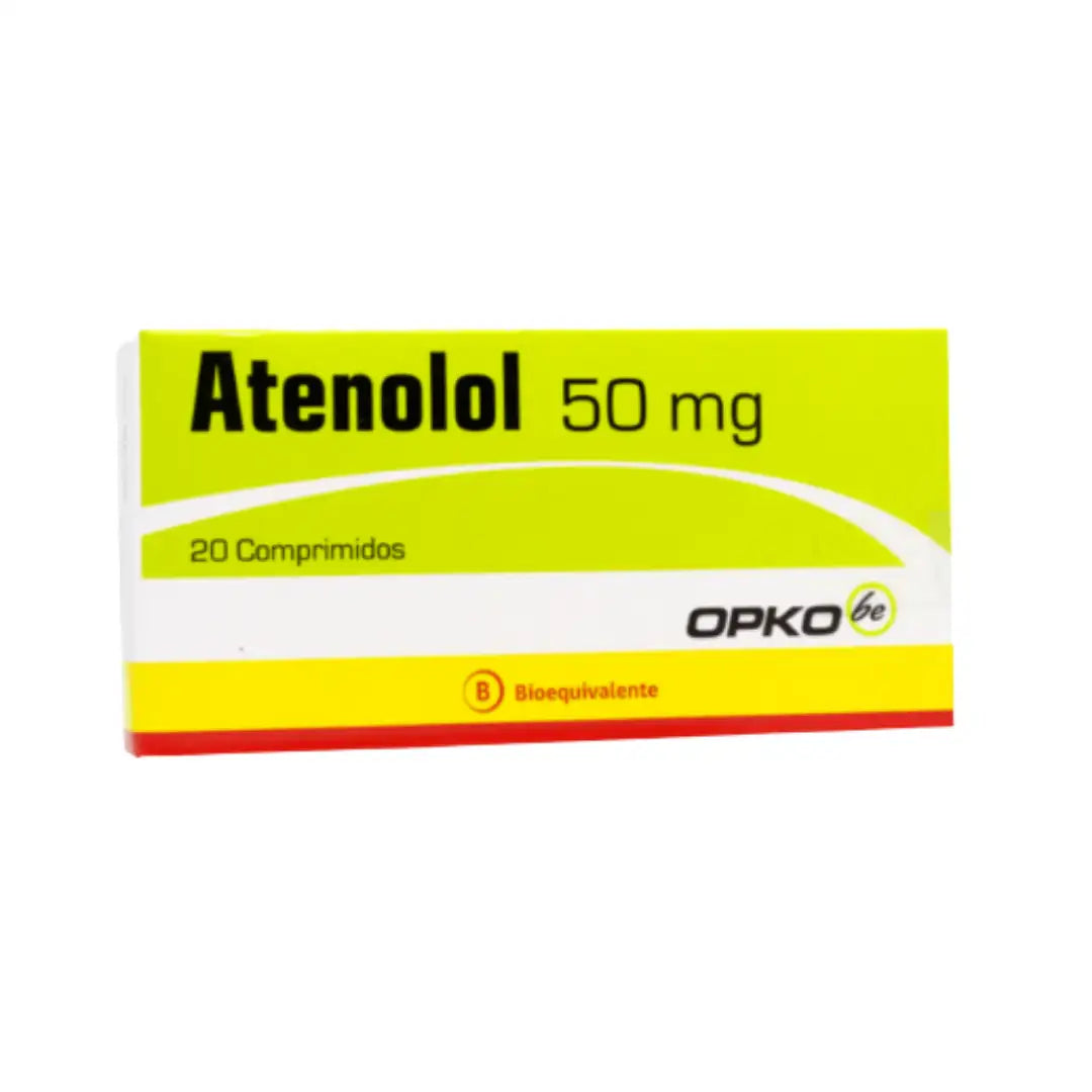 Atenolol 50 mg x 20 comprimidos OPKO