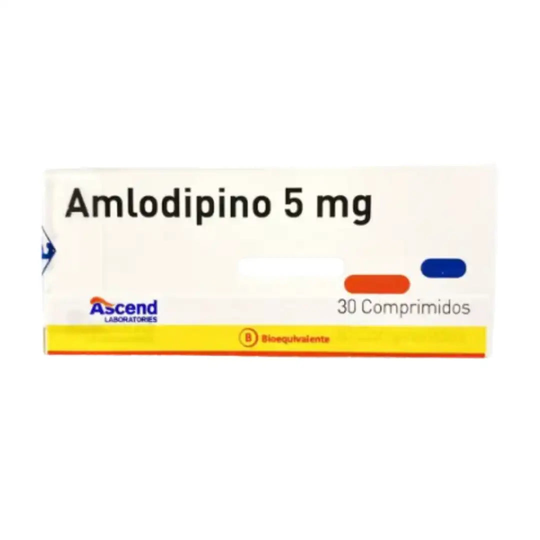 Amlodipino 5 mg x 30 comprimidos Ascend