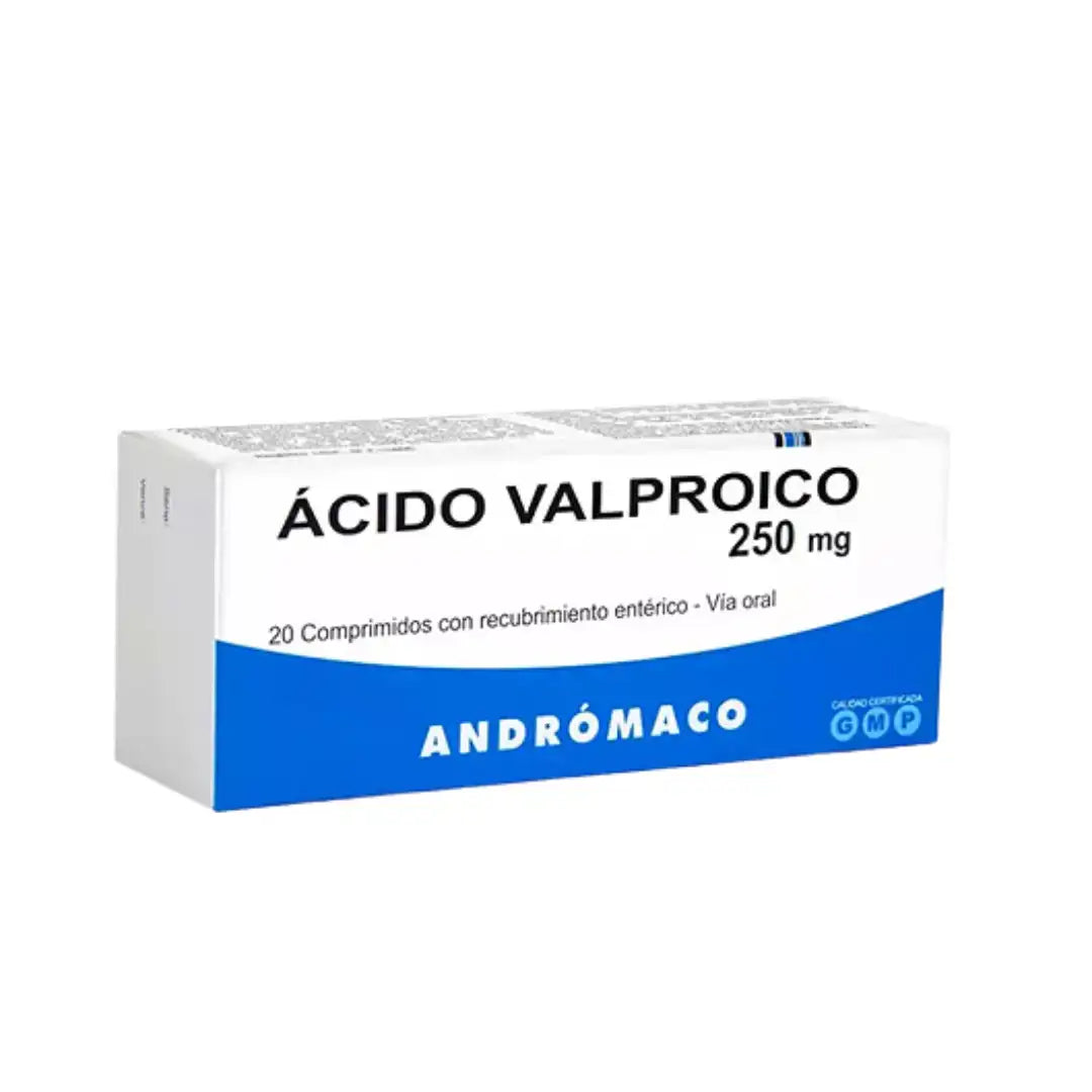 Acido Valproico 250mg x 20 comprimidos recubiertos
