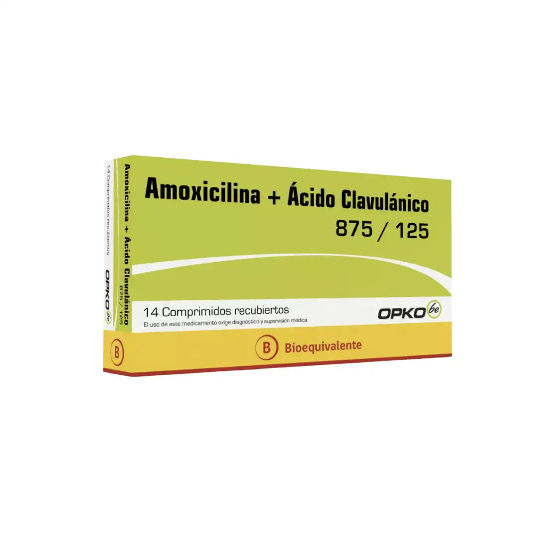 Amoxicilina + Ácido Clavulánico 875/125 mg OPKO