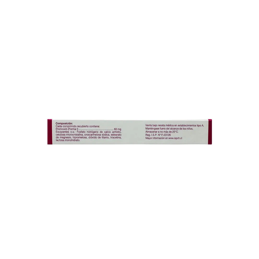 Trexxia - Etoricoxib 60 mg 14 Comprimidos Recubiertos