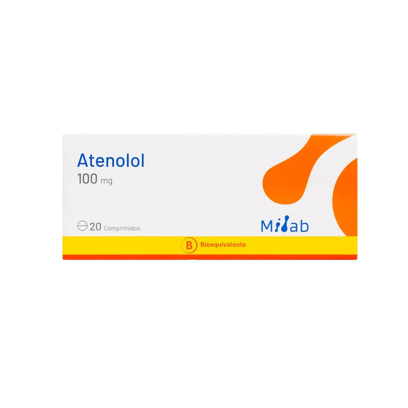 Atenolol 100 mg 20 Comprimidos