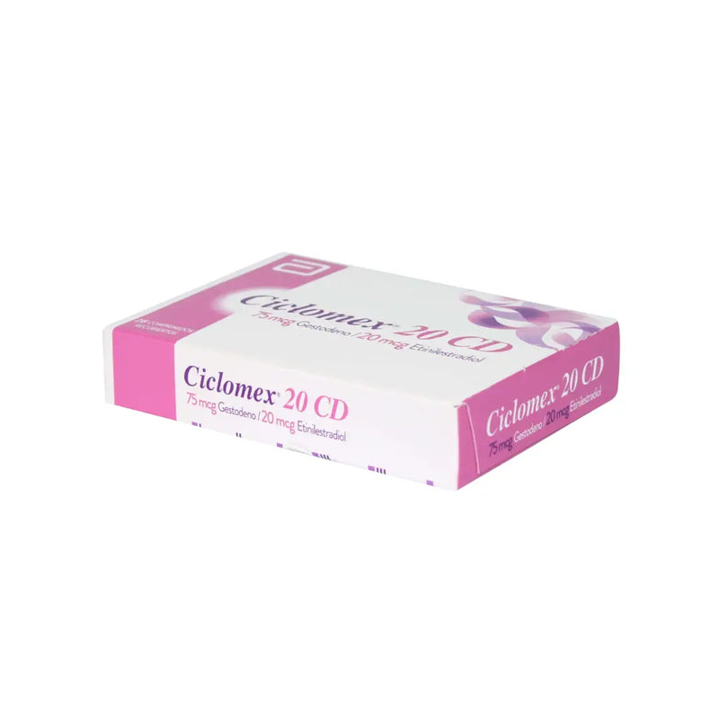 Ciclomex 20 CD (Gestodeno + Etinilestradiol)