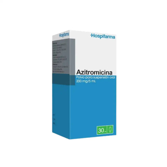 Azitromicina jarabe 200mg/5mL x 30 mL Hospifarma