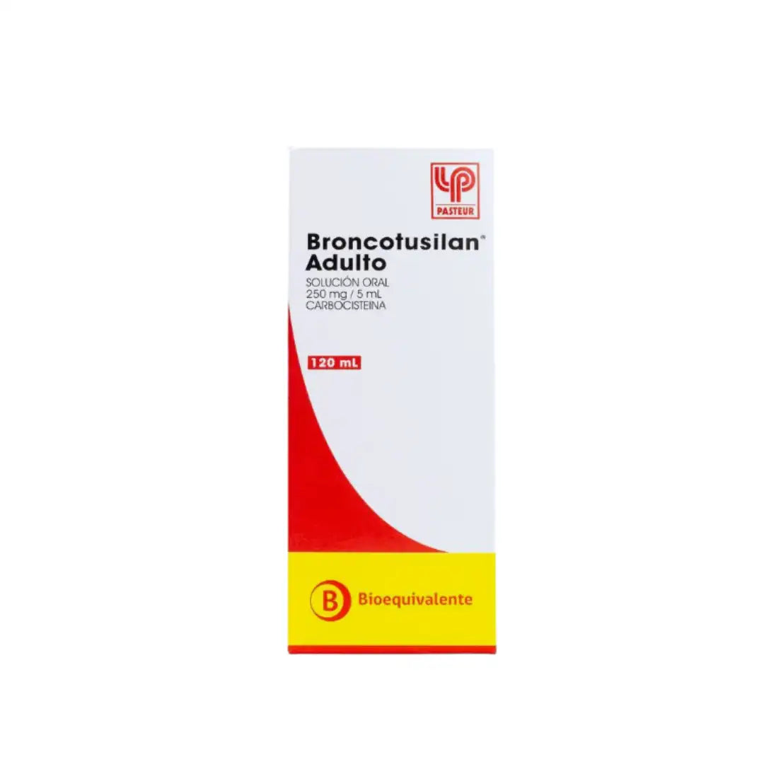 Broncotusilan Adulto solucion oral 250mg/5mL x 120 mL carbocisteina