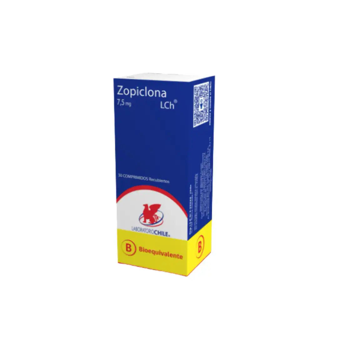 Zopiclona 7.5 mg x 30 comprimidos laboratorio chile