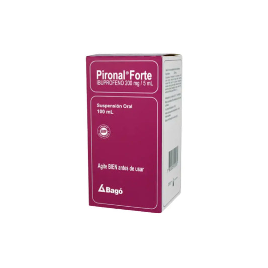Pironal forte-ibuprofeno 200 mg/5 mL suspension oral 100 mL