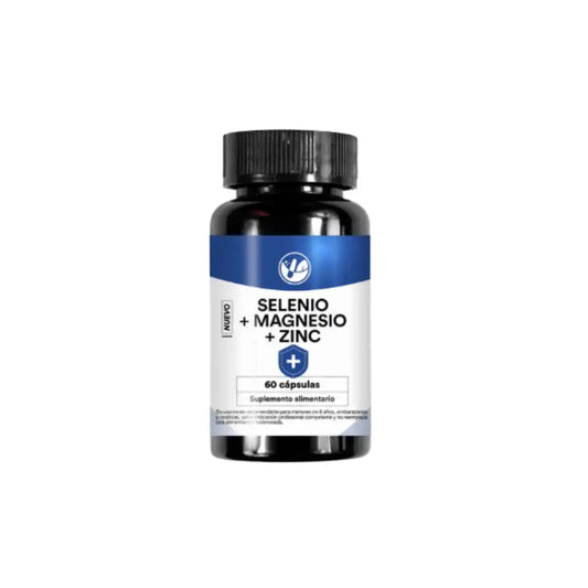 Selenio + magnesio + zinc x 60 capsulas