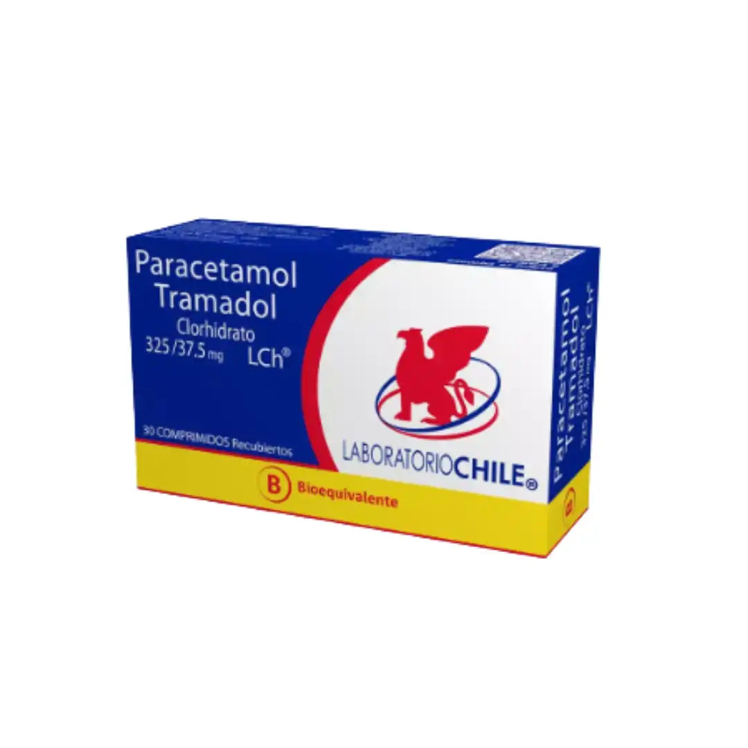 Paracetamol Tramadol 325/37.5 mg x 30 comprimidos laboratorio chile