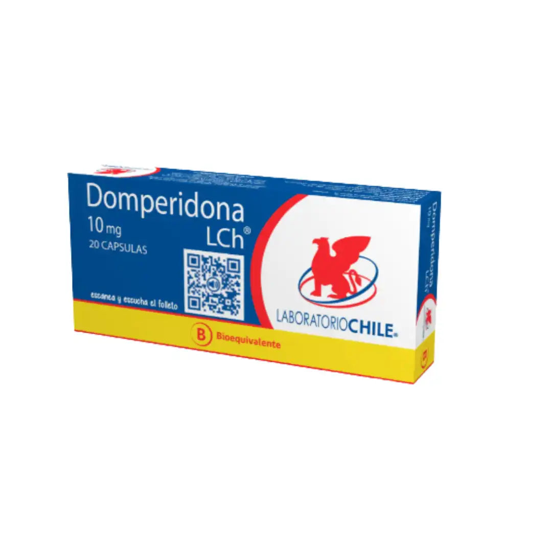 Domperidona 10 mg x 20 capsulas laboratorio chile