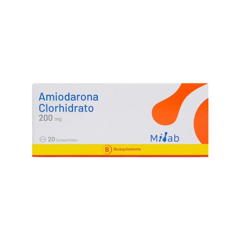 Amiodarona 200 mg 20 Comprimidos