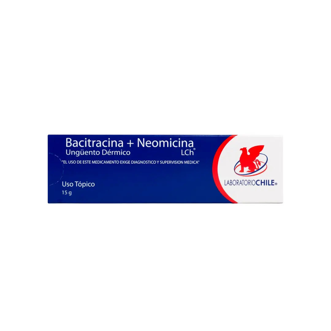 Ungüento Dérmico Bacitracina + neomicina 15 g