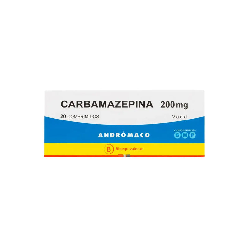 Carbamazepina 200 mg 20 Comprimidos