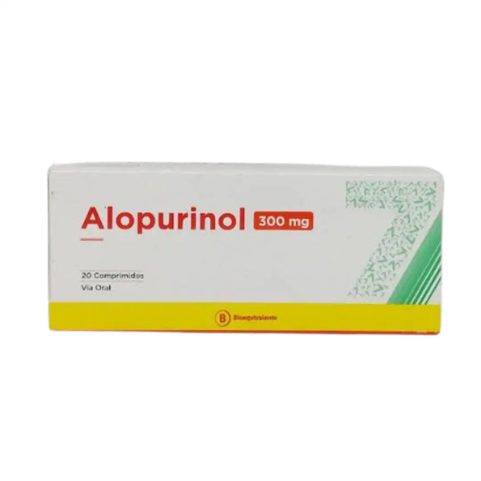 Alopurinol 300 mg x 20 comprimidos seven pharma