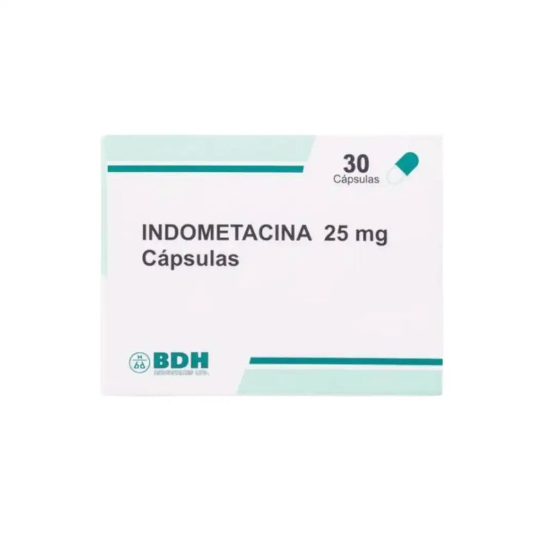 Indometacina 25 mg – 30 Cápsulas (BDH)