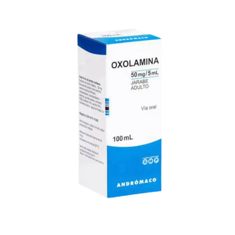 Oxolamina Jarabe Adulto 50 mg/5 ml – 100 ml (Andrómaco)