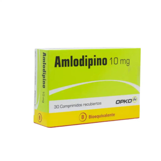 Amlodipino 10 mg x 30 comprimidos OPKO