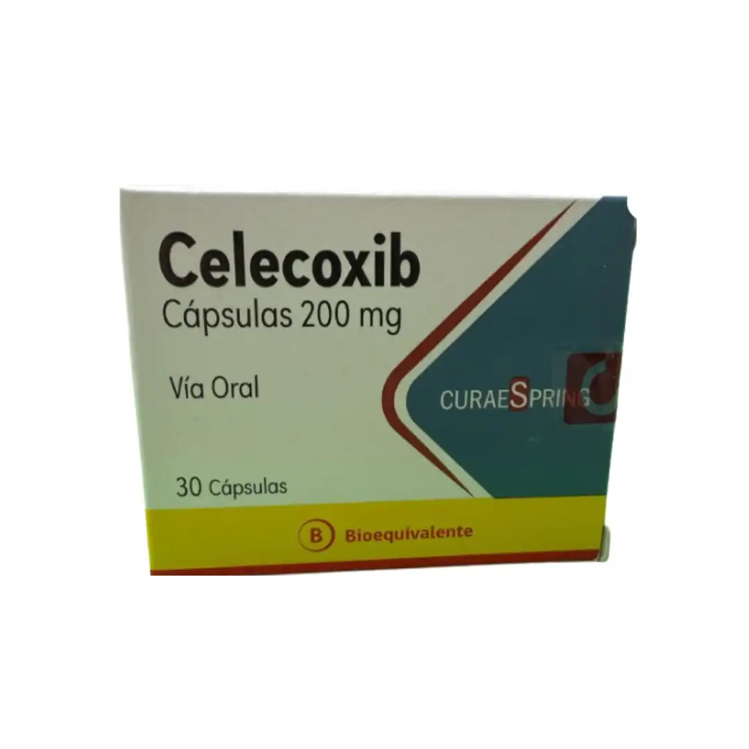 Celecoxib - celebra 200 mg x 10 capsulas Curaespring