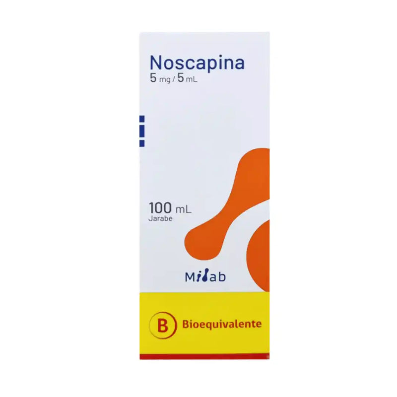 Noscapina 5 mg/5 ml – Jarabe 100 ml (Mintlab)