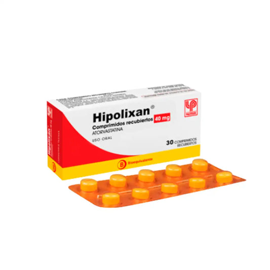 Hipolixan 40 mg - Atorvastatina x 30 comprimidos recubiertos