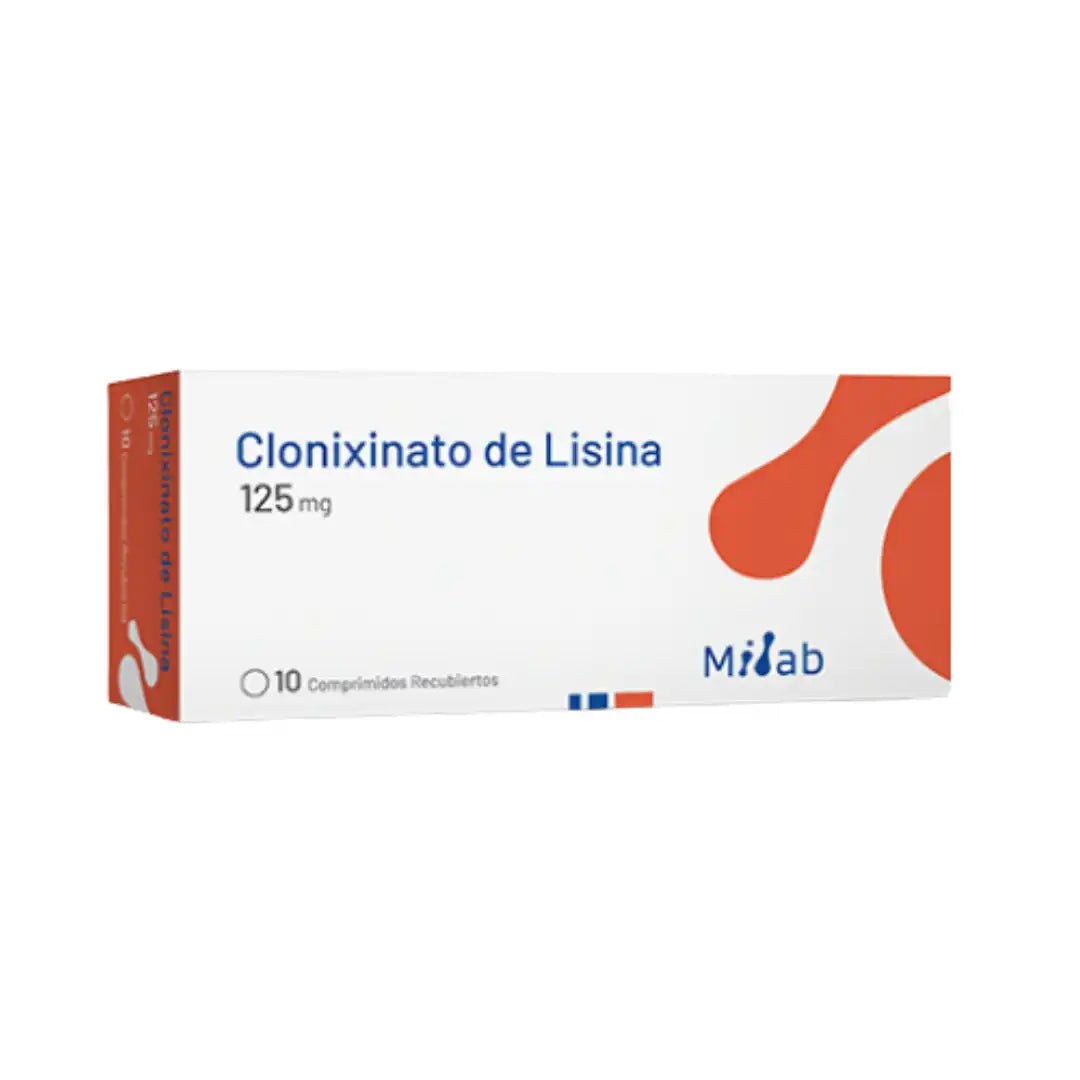 Clonixinato de lisina 125 mg x 10 comprimidos Milab