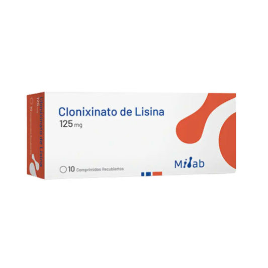 Clonixinato de lisina 125 mg x 10 comprimidos Milab