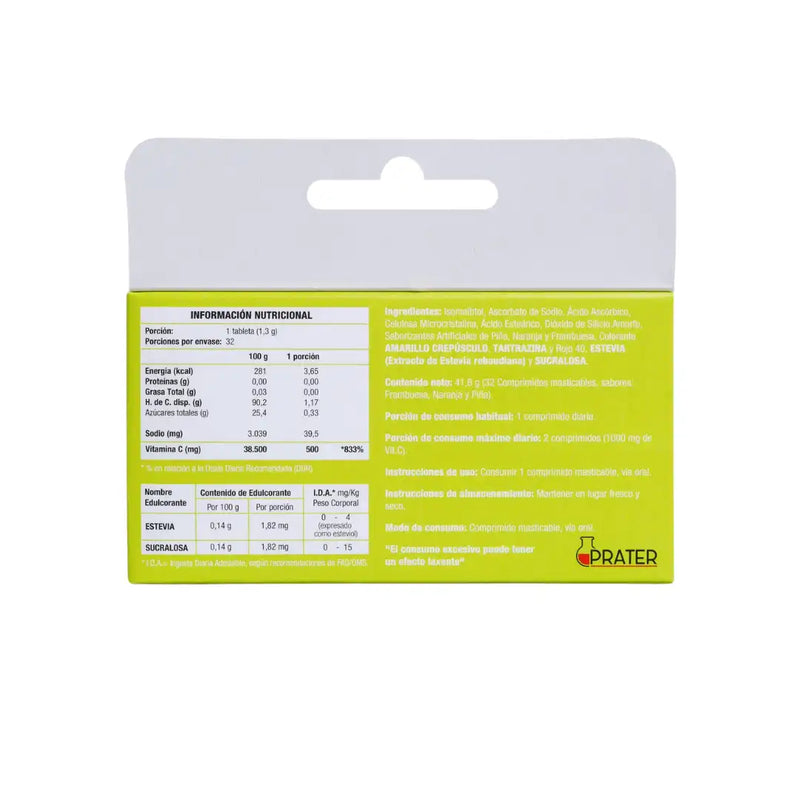 Crevet Light – Vitamina C 500 mg – 32 Comprimidos