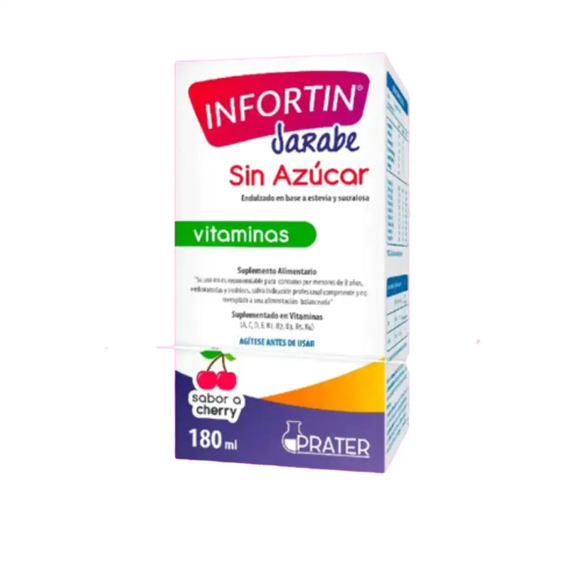 Infortin Kids – Jarabe Vitaminas 180 ml (Sin Azúcar – Prater)