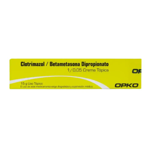 Clotrimazol + Betametasona 1/0.05 crema 15g Opko