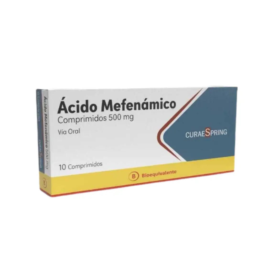 Acido Mefenamico 500 mg x 10 comprimidos Curaespring