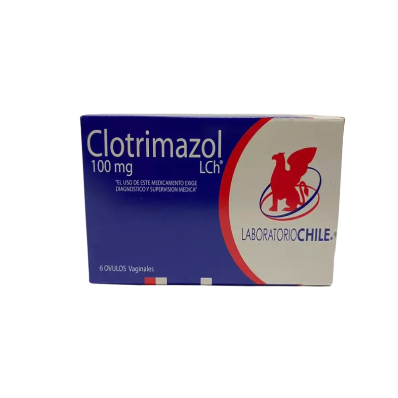 Clotrimazol 100 mg – 6 Óvulos Vaginales (Laboratorio Chile – GEN)