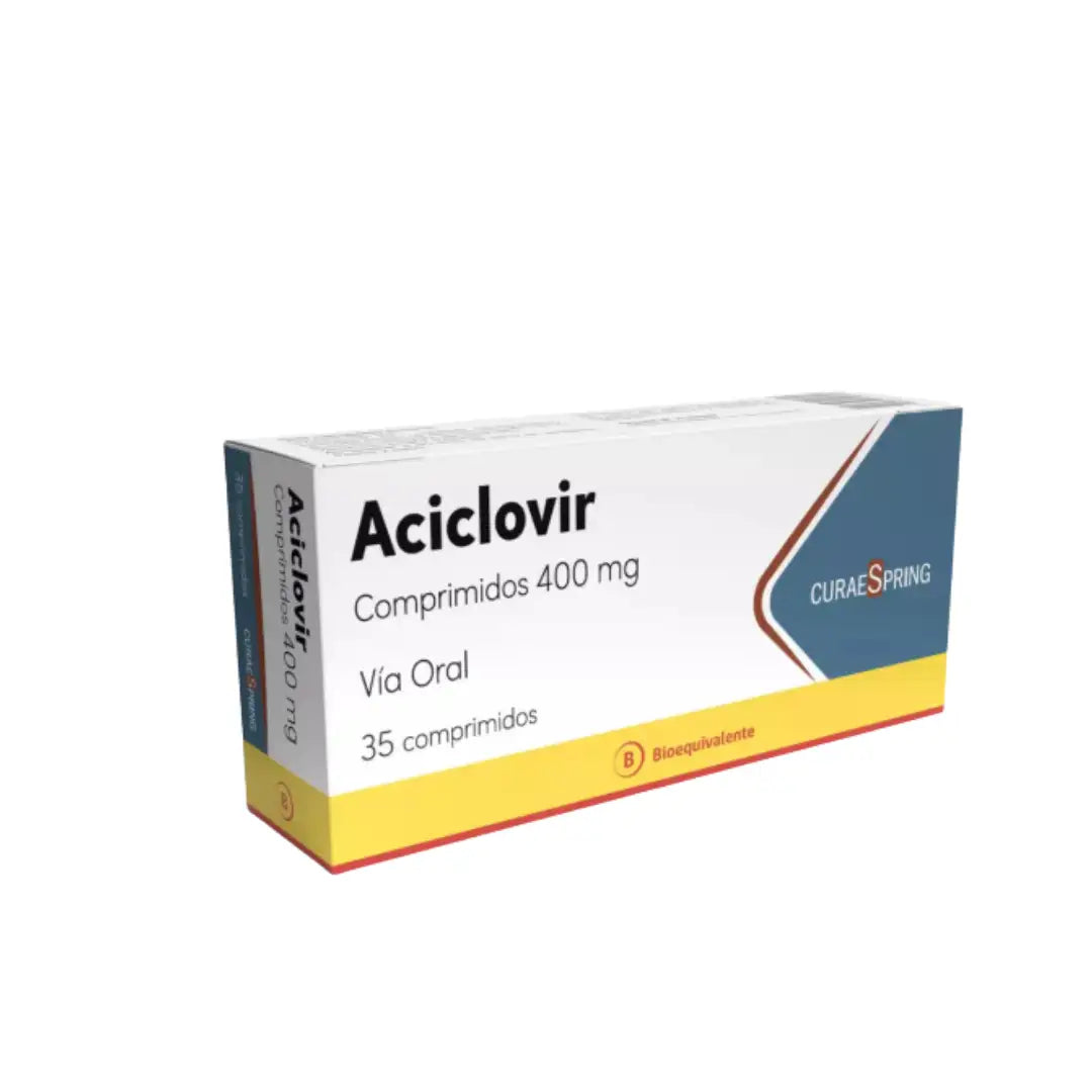 Aciclovir 400 mg x 35 comprimidos Curaespring