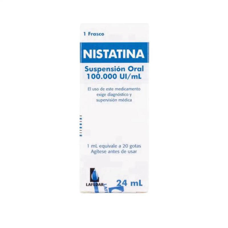 Nistatina 100.000 UI – Suspensión Oral 24 ml (Lafedar)