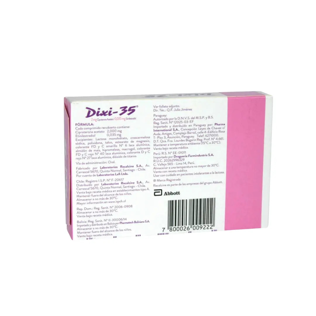 Dixi 35 - 21 comprimidos recubiertos