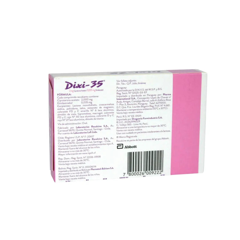 Dixi 35 - 21 comprimidos recubiertos
