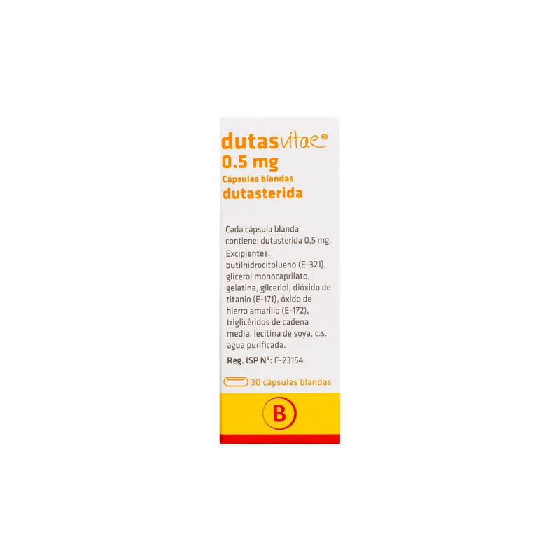 Dutasvitae - Dutasterida 0.5 mg Capsulas