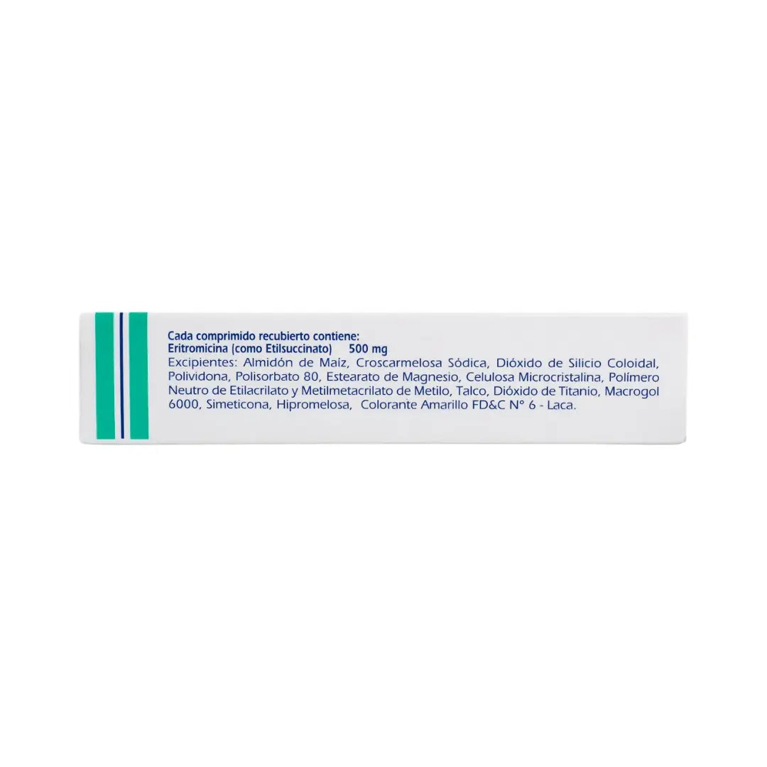 Eritromicina 500 mg - 8 Comprimidos