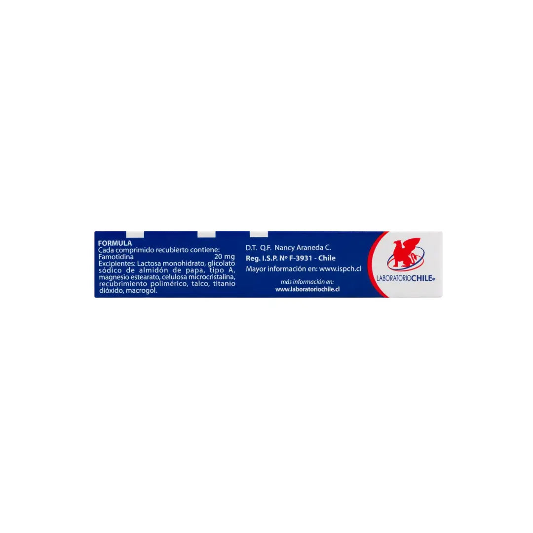 Famotidina 20 mg – Laboratorio Chile