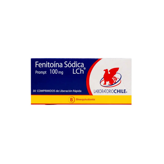 Fenitoína 100 mg 30 Comprimidos