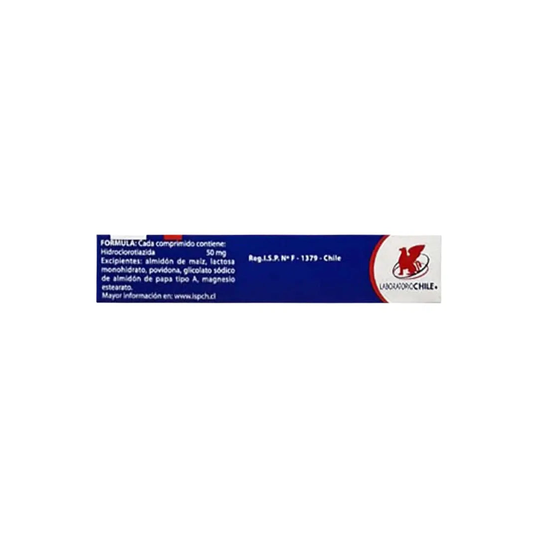 Hidroclorotiazida 50 mg 20 Comprimidos