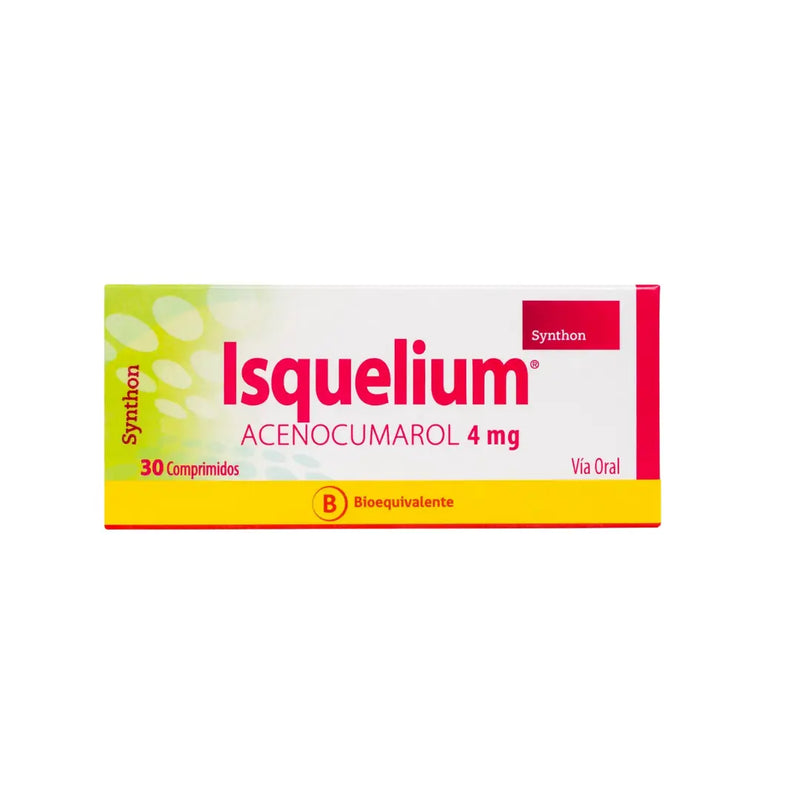 Isquelium - Acenocumarol 4 mg 30 Comprimidos