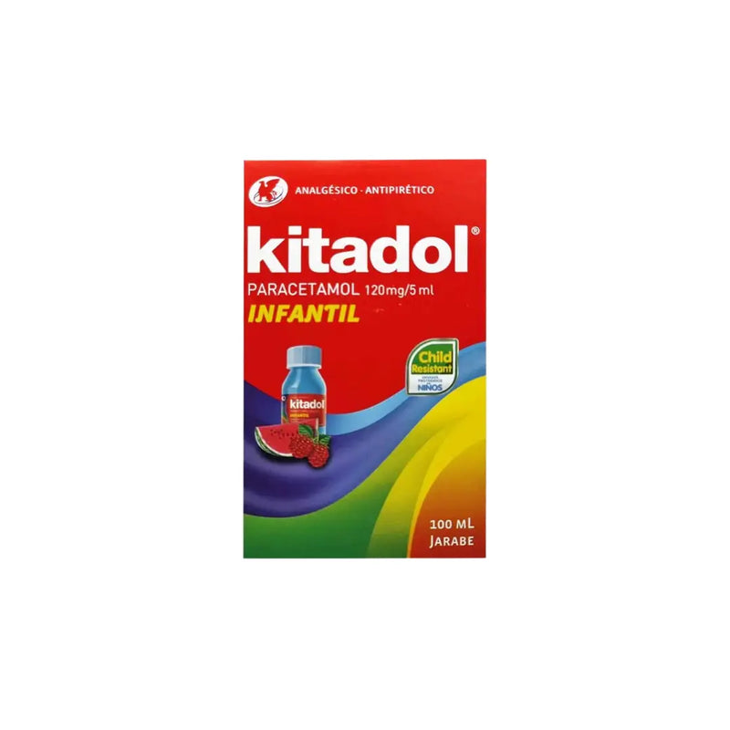 Kitadol Jarabe - Paracetamol 120 mg / 5 ml - 100 ml