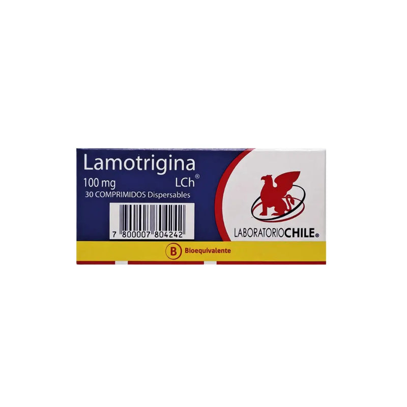 Lamotrigina 100 mg - 30 Comprimidos Dispersables