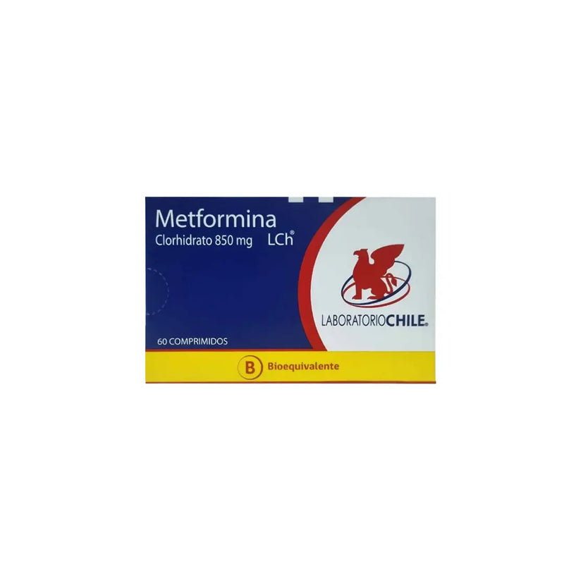 Metformina 850 mg - 60 Comprimidos