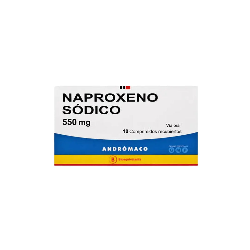 Naproxeno Sódico 550 mg 10 Comprimidos