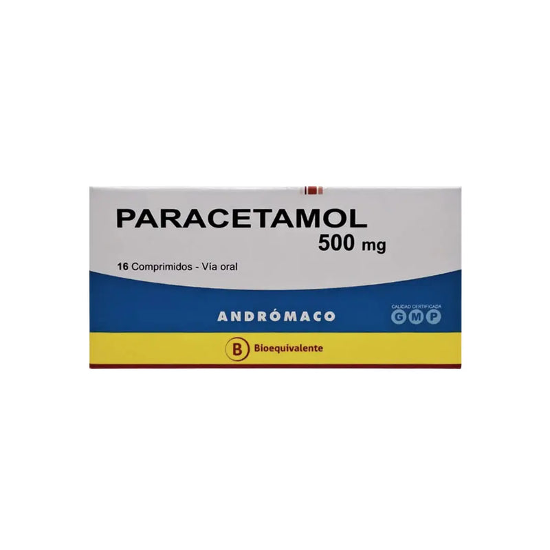 Paracetamol 500 mg 16 Comprimidos
